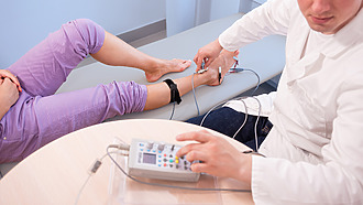 EMG - part of the diagnosis of a herniated disc