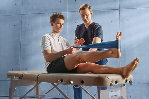 A physiotherapist can help set up an exercise plan to strengthen your back and abdomen.